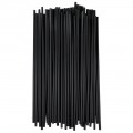 Empress Unwrapped Cocktail Straw/Stirrer - Black - 10,000/case